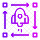 Piano Di Progetto Avvio Lancio Di Razzi Icon