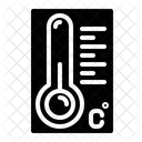 Prognose Temperatur Thermometer Symbol