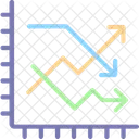 Prognose Geschaft Diagramm Symbol