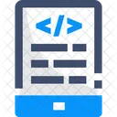 Program Coading File Development Icon