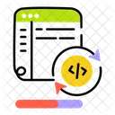 Code Compiler Program Compiler Sync Code Icon