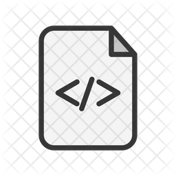 Program file Icon - Download in Colored Outline Style