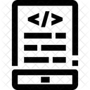 Program Coading File Development Icon