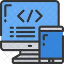 Program Mobile Device Coding Code Icon