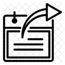 Compartir Programar Calendario Icono
