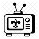 Programa De Tv Antena Tv Tela Ícone