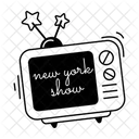 Programa De TV Tv Retro Tv Antiga Ícone