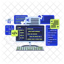 Programacao Computacao Backend Ícone