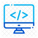 Codificacao Computador Monitor Icon