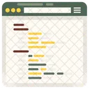Pagina Fonte Codigo Fonte Html Ícone