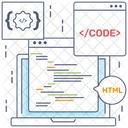 Linguagem De Programacao Programacao De Computadores Linguagem De Codificacao Ícone