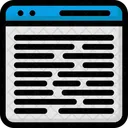 Programacao Html Interface De Programacao Ícone