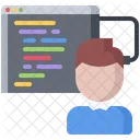 Programacao Humano Programa Ícone