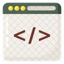 Programação da Web  Ícone