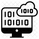 Programacao Em Nuvem Interface Binaria Codigo Binario Ícone
