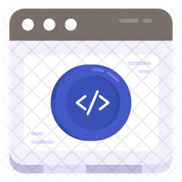 Programação da Web  Ícone
