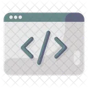 Otimizacao De Codigo Codificacao Personalizada Codificacao HTML Ícone