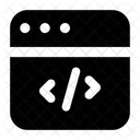 Programacao Web Codificacao Personalizada Otimizacao De Codigo Ícone