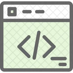 Programação da Web  Ícone