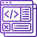Programacion Codificacion Sitio Web Icono