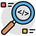 Programacion De Busqueda Desarrollo De Software Codificacion De Busqueda Icono