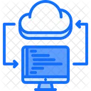 Programación de código en la nube  Icono