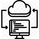 Programación de código en la nube  Icono