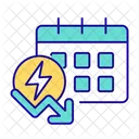 Energia Potencia Electricidad Icono