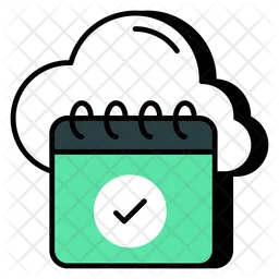 Horario de la nube  Icono