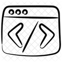 Programacion Web Optimizacion De Codigo Codificacion Personalizada Icono