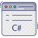 Programacion Web C Sharp Programacion C Sharp Programacion Web Icon