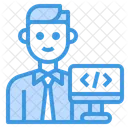 Programador Codificacion Avatar Icono