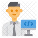 Programador Codificacion Avatar Icono