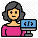 Programador Codificacion Avatar Icono