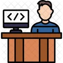 Programador Desarrollador Codificacion Icon