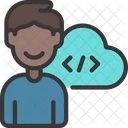 Programador en la nube  Icono