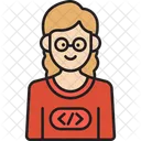 Programador femenino  Icon