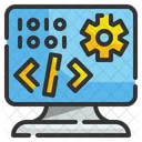 Programing Coding Monitor Icon