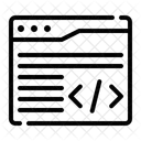 Programmation Codage Code Icône