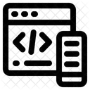 Programmation Codage Site Web Icône