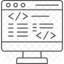 Programmation Thinline Icone Icône
