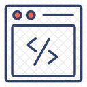 Programmation Codage Web Icône