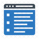 Internet Programmation Page Web Icône