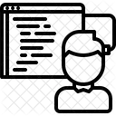 Programmation Humain Programme Icône