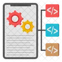 Programmation Mobile Developpement De Logiciels Codage HTML Icône