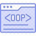 Programmation Orientee Objet Duotone Line Icon Icône