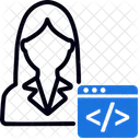 Programmer Coder Developer Icon