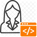 Programmer Coder Developer Icon