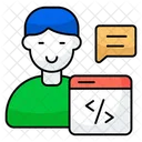 Programmer Developer Coding Icon