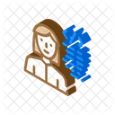 Programmer Woman Job Icon